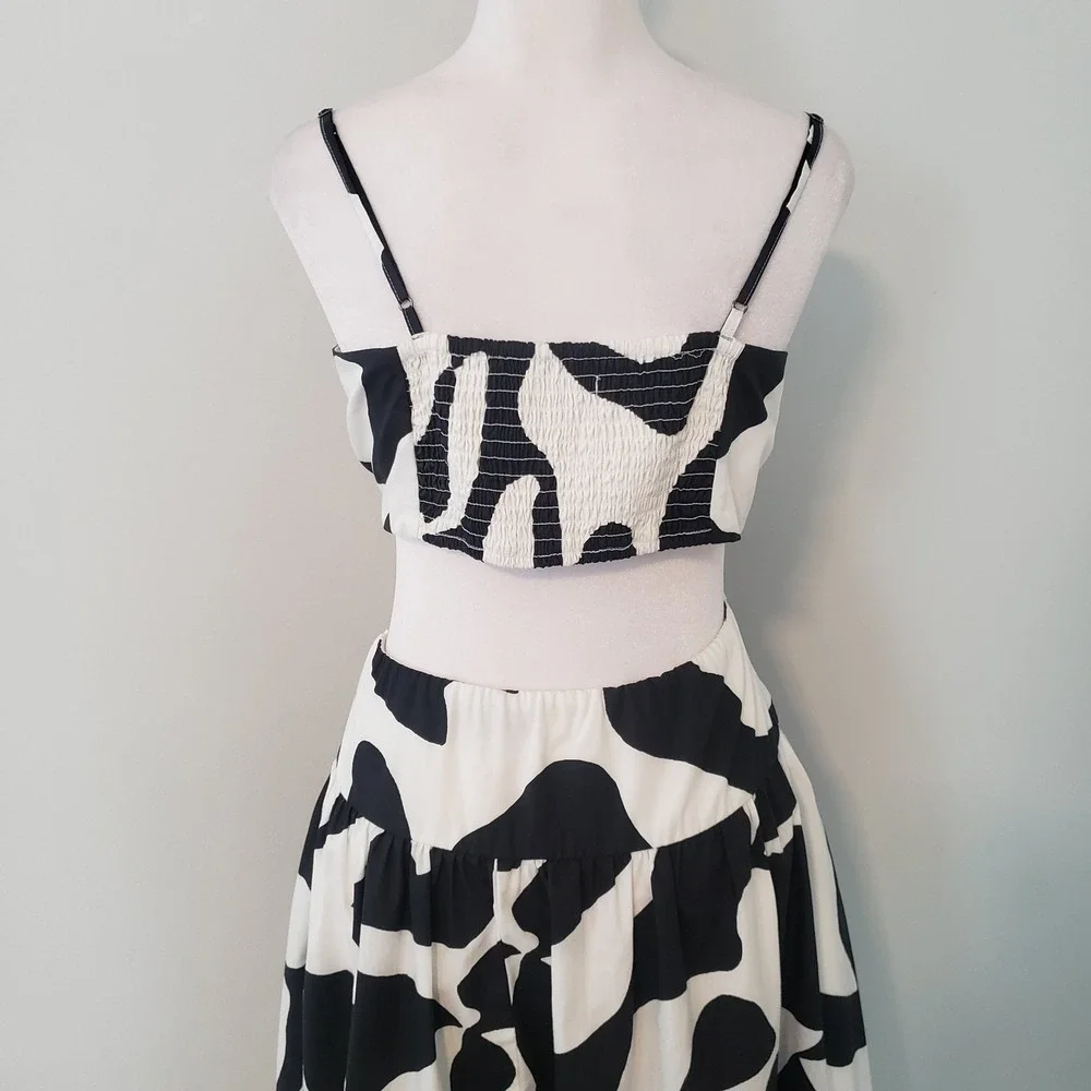 Abercrombie &‎ Fitch Womens Maxi Statement Dress LG PET Euro Summer Coastal Chic